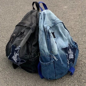 Korean casual jeans, student scholarship, vintage punk bag, star standard, large capacity, teenagers, fashion, y2k 8 Main Sales Punk Backpack - №2