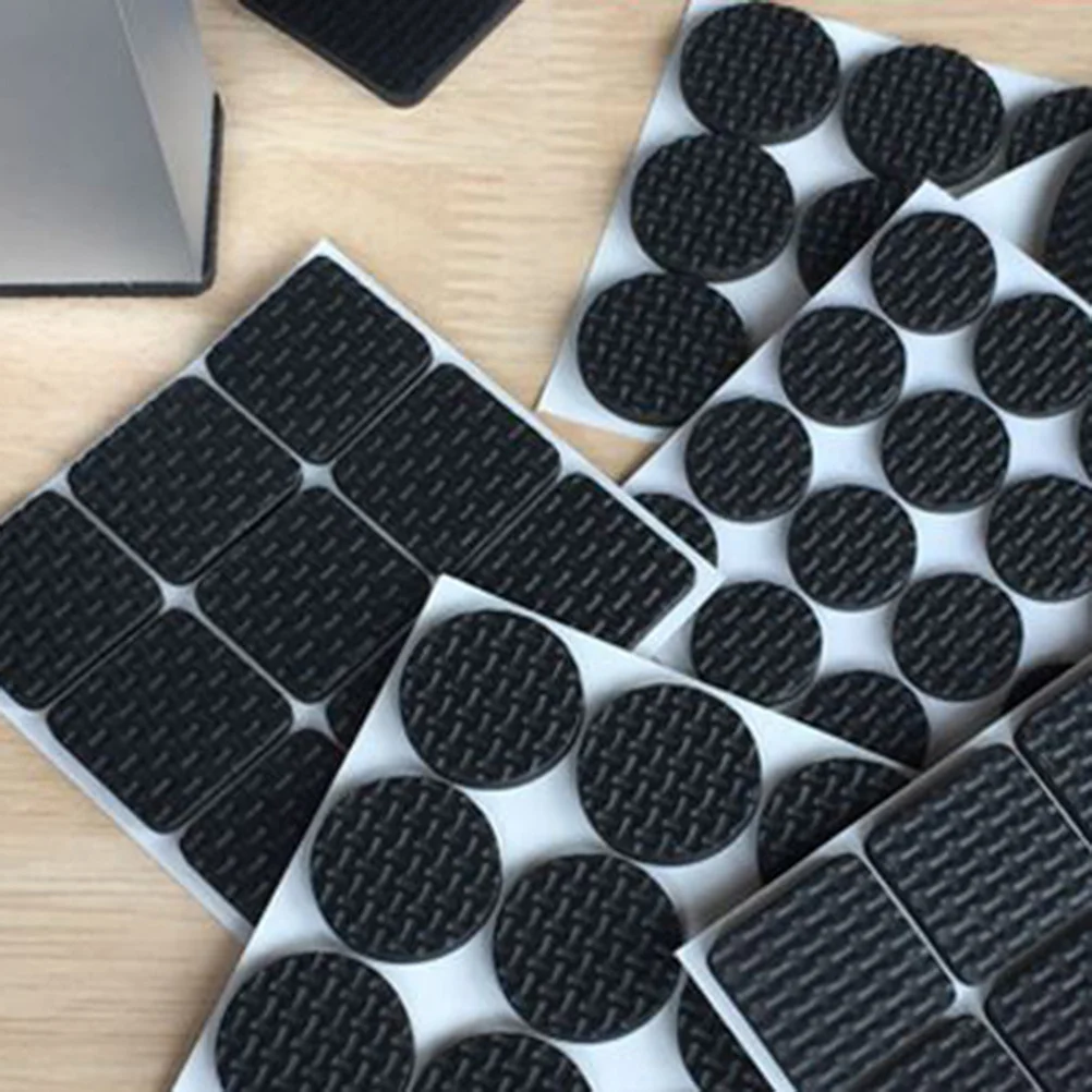 

60Pcs Table and Chair Feet Covers Non-Slip Wear Resistant Leg Protectors for Hardwood Tile Laminate Floor School Office Home