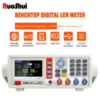 RUOSHUI 4091C Digital Bench Top LCR Meter 10Hz-100KHz Bandwidth Frequency Adjustable 10~2000 Capacimetro Digital Meter Capacitor