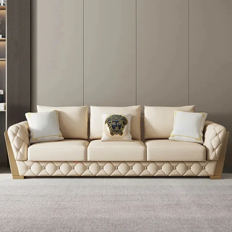 

Furniture New Luxury Design Modern Sofa Living Room Set Furniture Living Room Leather Sofa