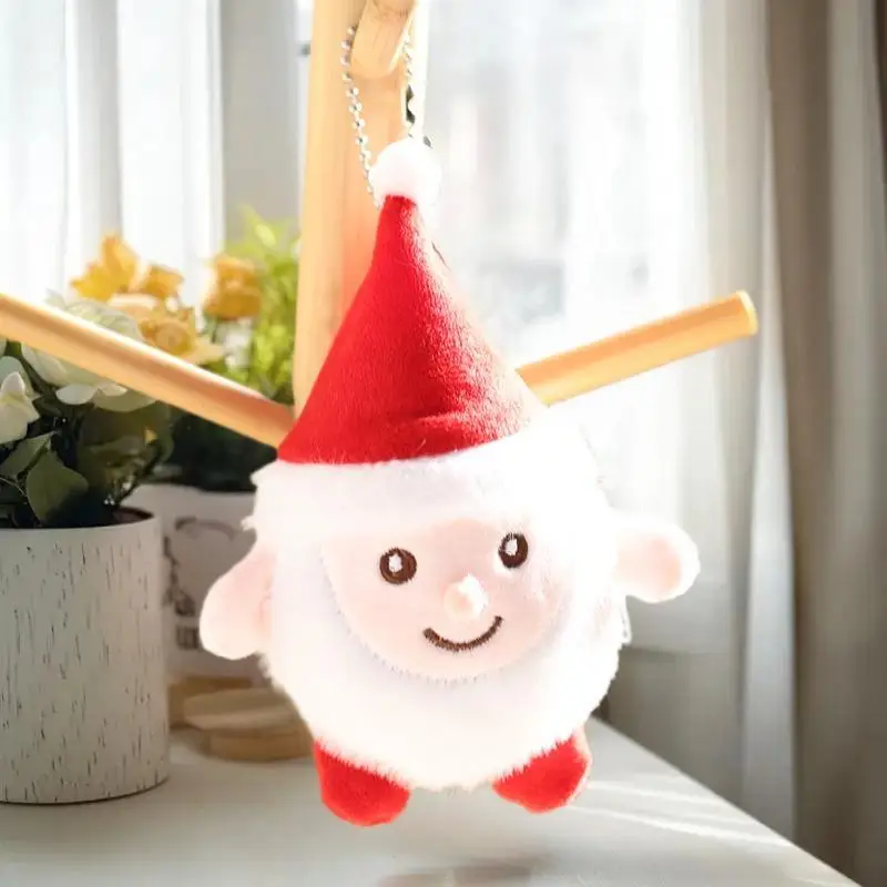 "إضافات حلقة مفاتيح لعبة سانتا الخيالية من قطعة واحدة لتزيين محفظة الفتاة، زينة ذاتية الصنع" #2