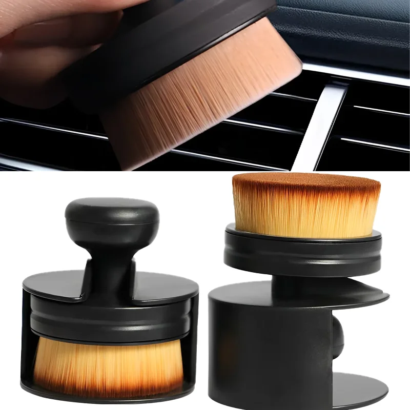 

Car Interior Detailing Cleaning Brush with Box New Air Conditioning Outlet Washing Dust Brushes Auto Cleaning Tools Accessories