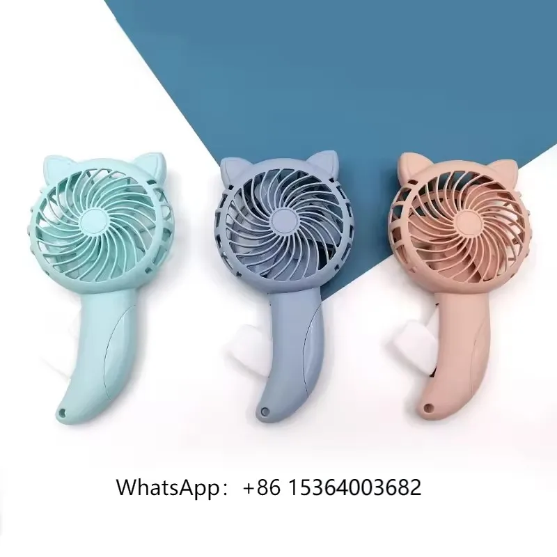 

Ручной вентилятор, портативный портативный детский ручной пресс, вентилятор в стиле милого кота, мультяшные охлаждающие игрушки, подарки, ручные вентиляторы для детей