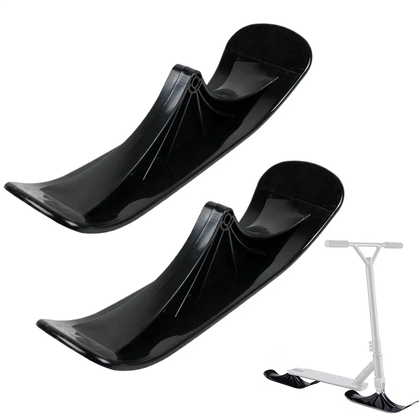 Ski Scooter Conversion Kit Snow Scooter Kids Snowboard Ski Skooter Kids Sled Ski Skate Board Conversion Kit