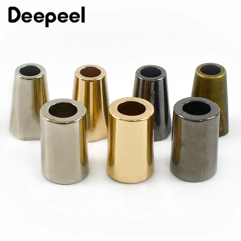 Deepeel 30Pcs Metal Toggle Stopper Cord End Buckles Hat Rope Lock Cap Decoration DIY Garment Jacket Sweater Button Accessories