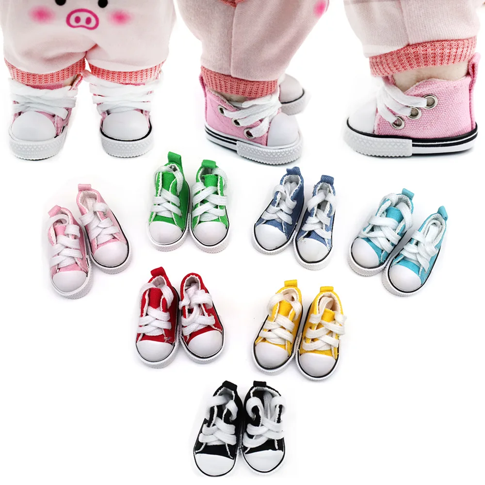 5-センチメートルキャンバス人形靴スニーカー靴ミニ靴-1-6-bjd-人形子供ブライスキャンバスシューズ-diy-おもちゃ靴人形アクセサリー