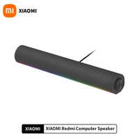 New XIAOMI Redmi Computer Speaker Four-Unit Two-Channel Stereo RGB Ambient Light Bluetooth 5.0 Built-in Microphone Knob Control