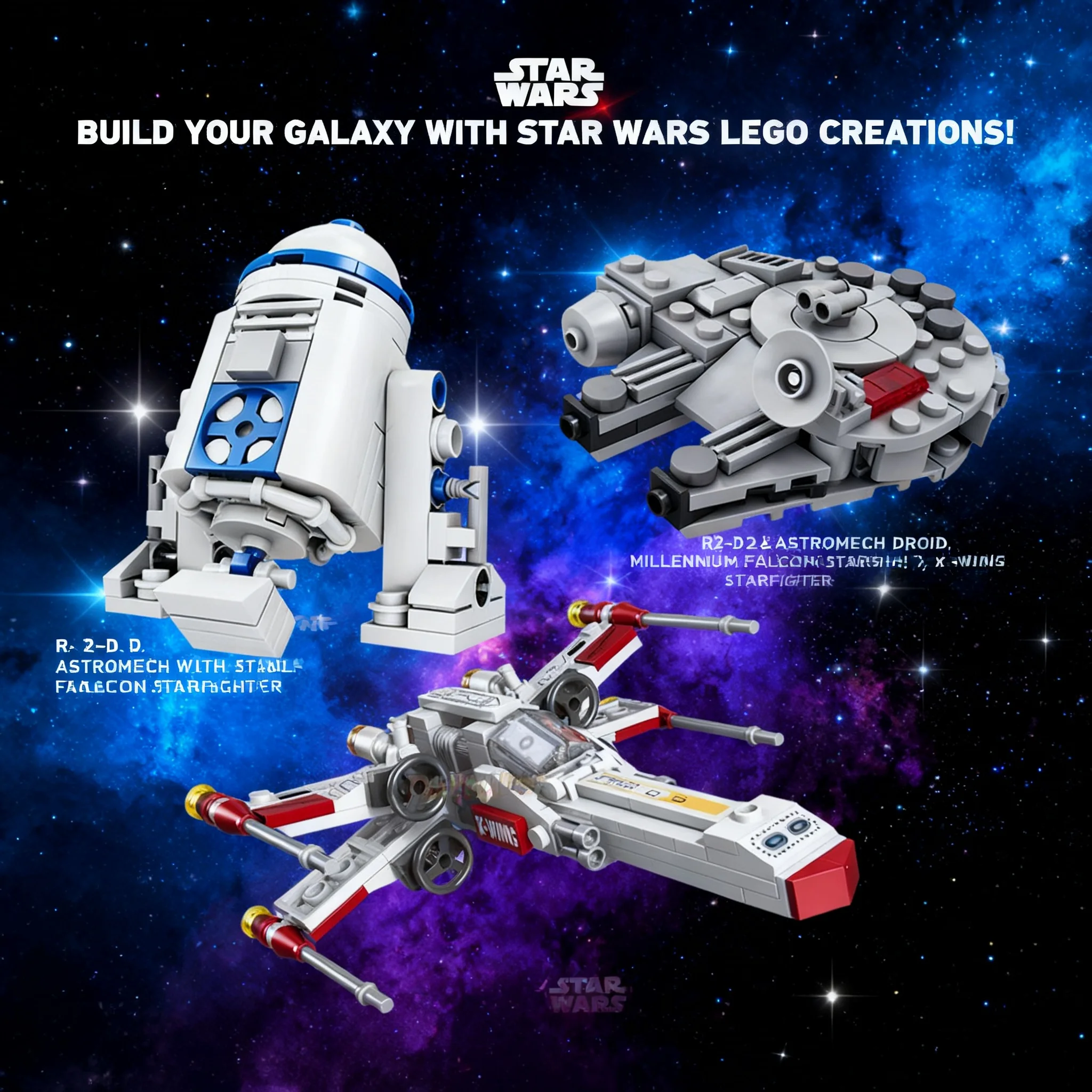 Building Block Mini - مجموعات مكعبات بناء طائرة مقاتلة فضائية