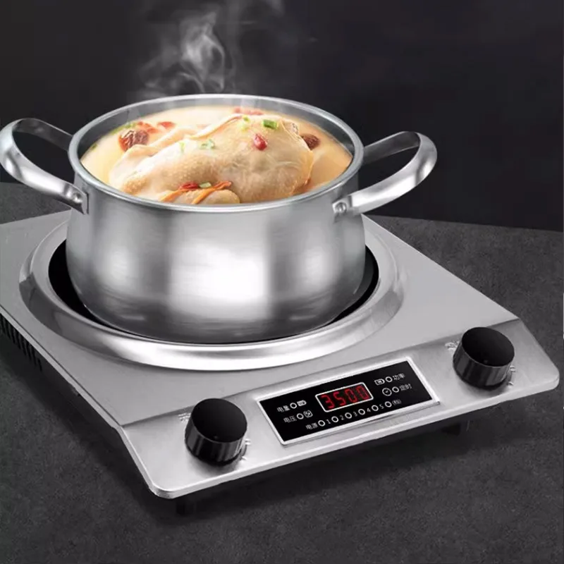 Concave Induction Cooker Household Integrated High-power Battery Stove for Stir Fry Pans