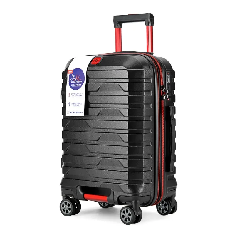 New High Appearance Horizontal Trolley Box 20 Inch Explosion-proof Zipper Universal Wheel Luggage Suitcase