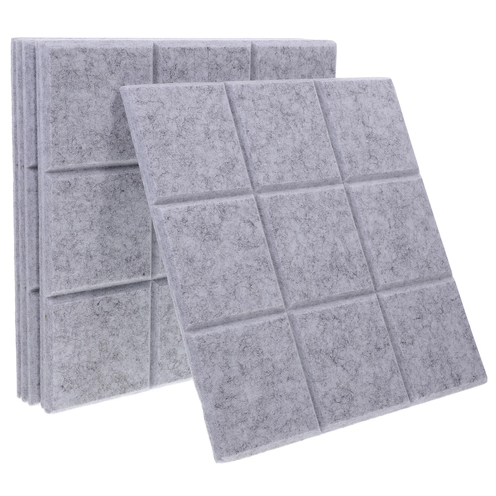 

6pcs Felt Tiles Self-Adhesive Bulletin Board For Wall Decor Photo Memo Display Kids Classroom Office Activity Pin Board Fabric