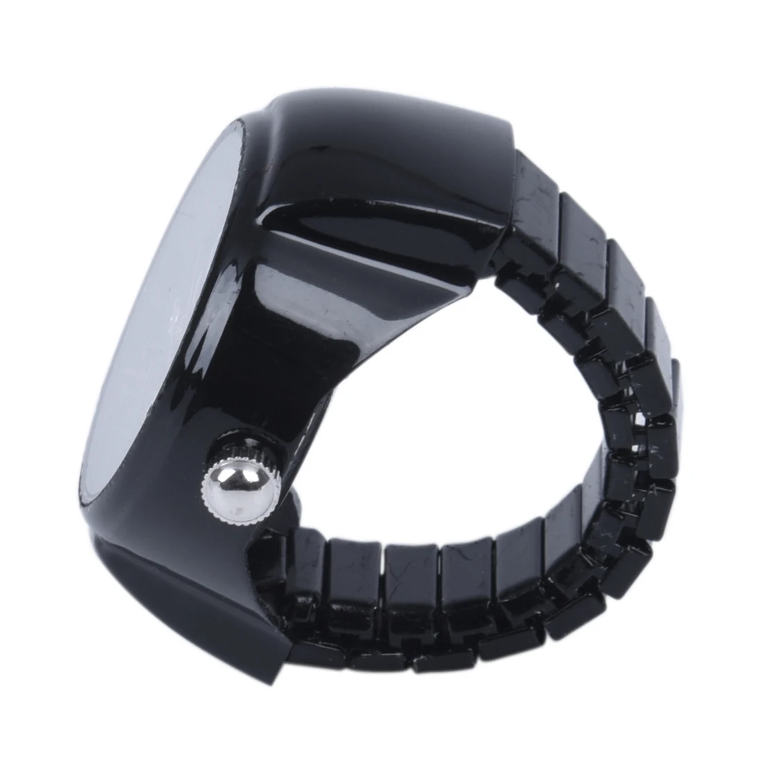 Number Quartz Men Pocket Finger Ring Watch 0.87