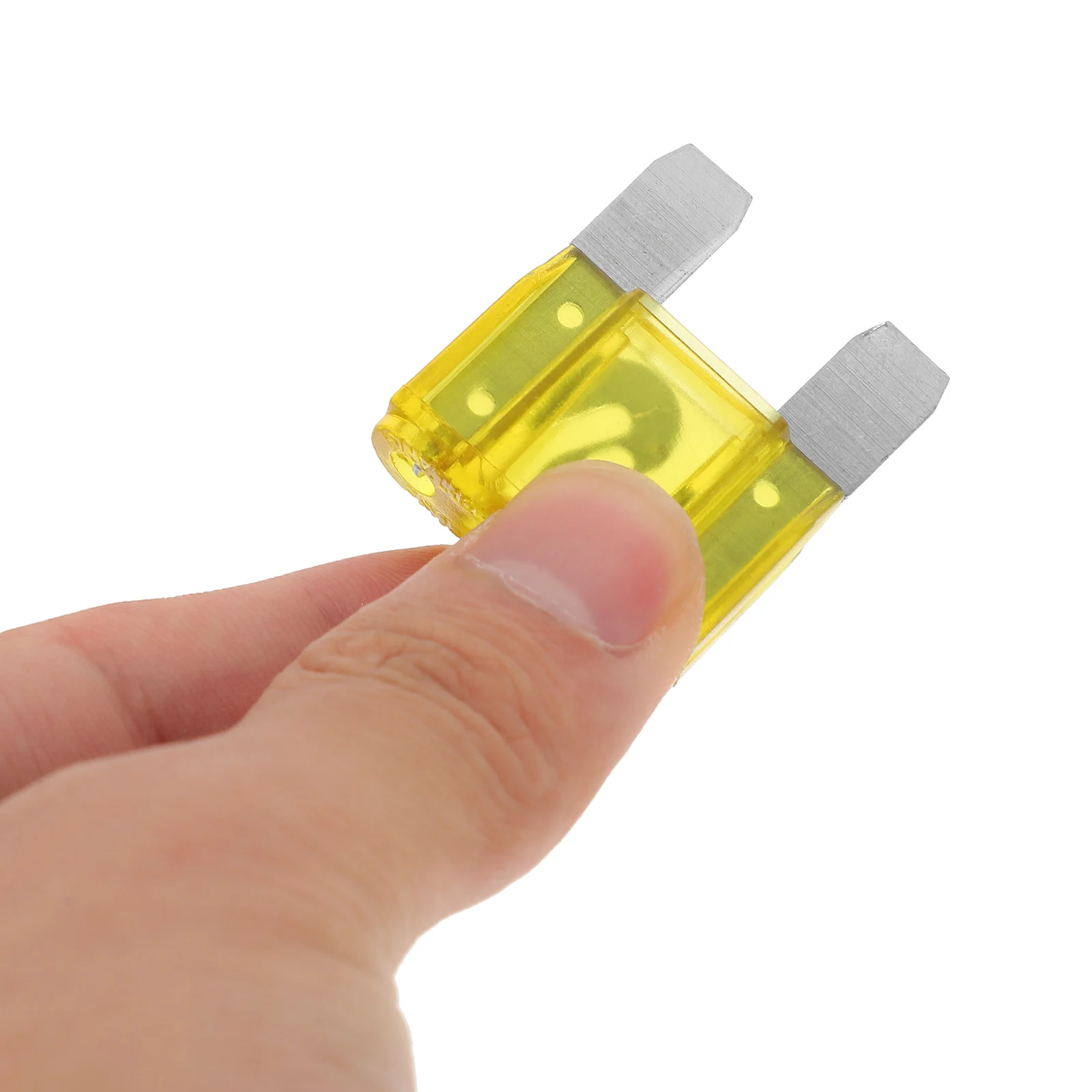 

20 Pcs Fuse for Amplifier Car Blade Assortment Kit Automotive Yellow Plastic Standard