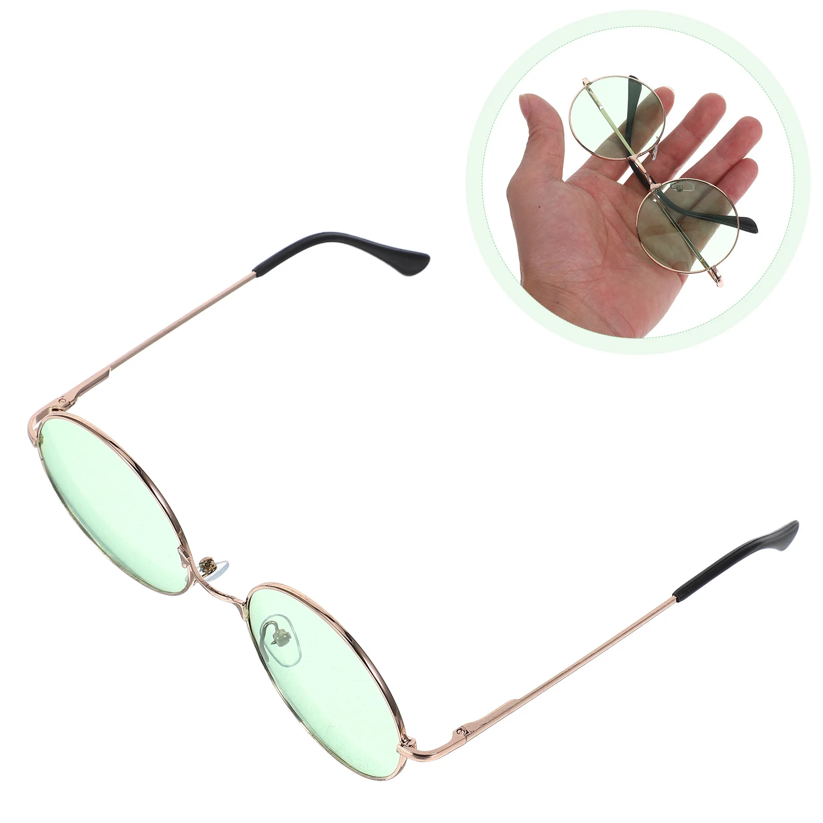 

Round Retro Sunglasses Uv Proof Premium Resin Frame Fashion Circle Glasses for Men Women Sun Protection Lightweight Comfortable