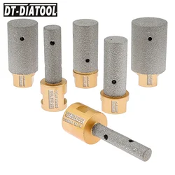 DIATOOL1pc frezy diamentowe piła otworowa wiertła diamentowe szlifowanie do płytek porcelanowych marmur korona frez palcowy M14 58