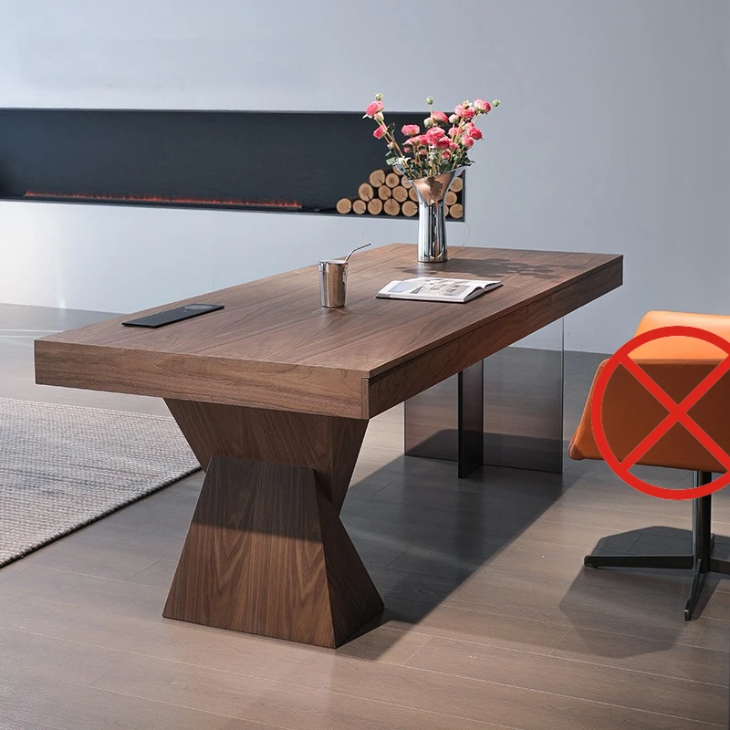 

Italian Minimalist Office Desks Acrylic Boss Computer Modern Living Room Office Desks Fashion Furniture Mesa De Trabalho YS40CC