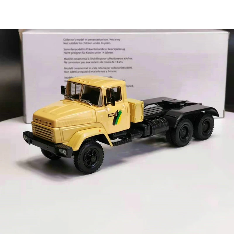 1/43 Scale Diecast Alloy Metal Russia KAMAZ KrAZ 6443 KPA3 Truck Tractor Replica Model Toy For Collections