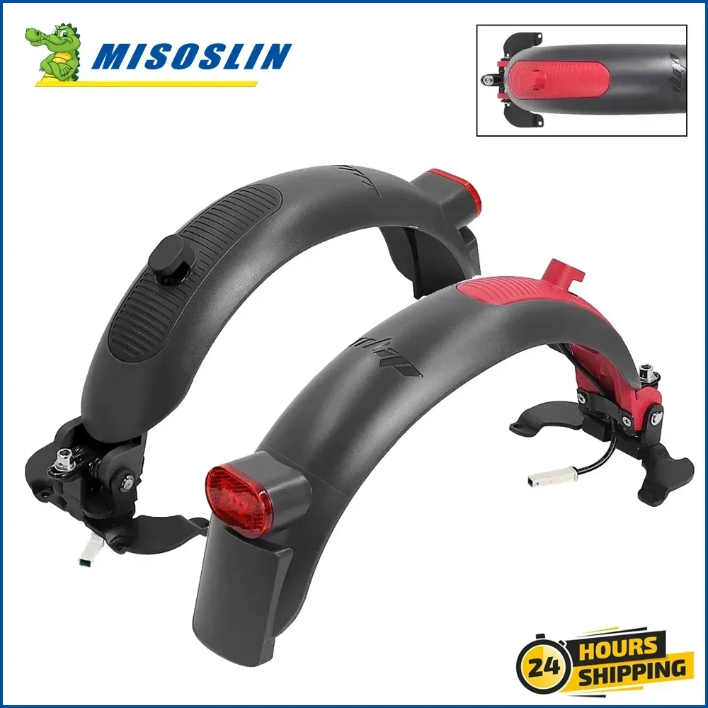 Aluminum High-end Rear Mudguard With Brake Function Tire Splash Fender For Ninebot MAX G30 G30D G30E Electric Scooter Parts