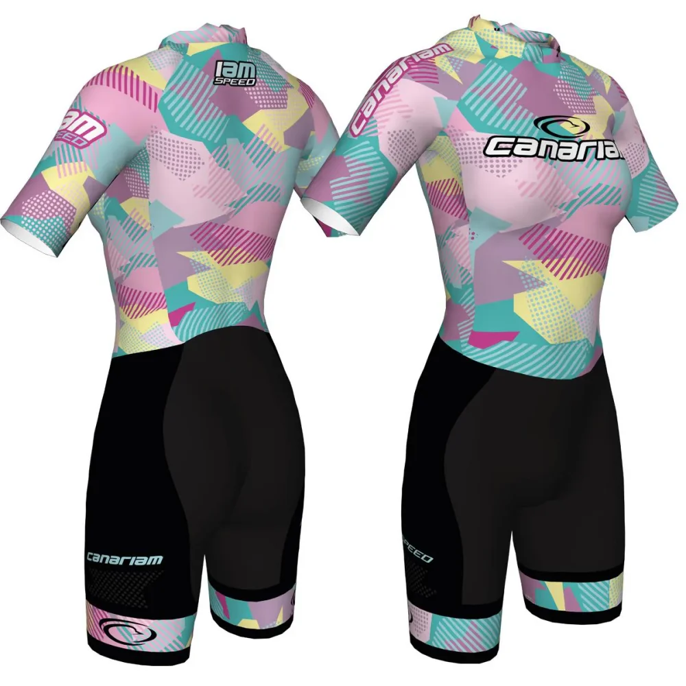 

Костюм для скоростного катания Canariam Women Skate Suit Roller Skate Speed Race Fast Skat Speed Skats Ciclismo Skating Jumpsuit Pro Team Tights Skinsuit 2026