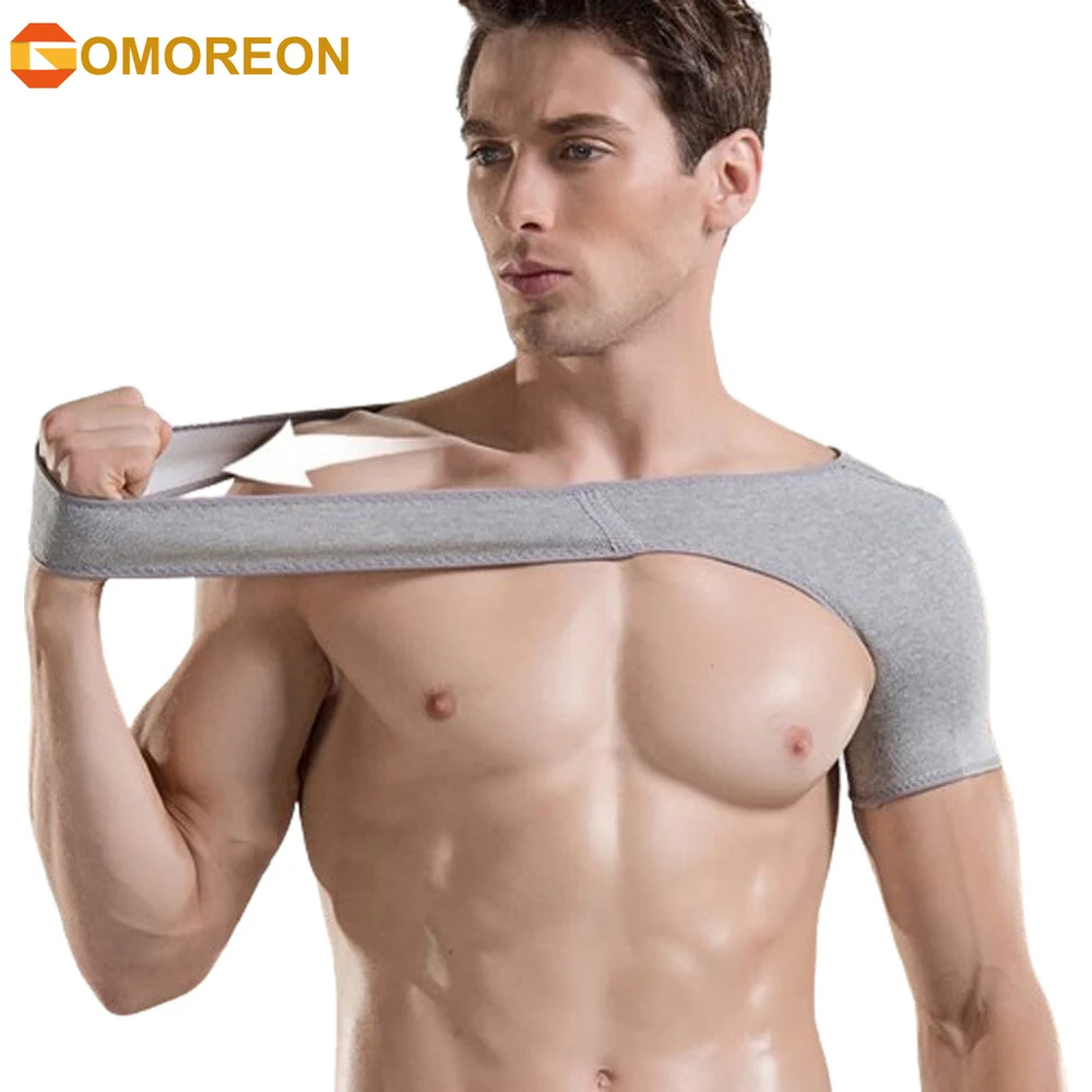 Shoulder Brace, Left Right Arm Injury Prevention Stabilizer Sleeve Wrap - Immobilizer for Dislocated AC Joint, Labrum Tear Pain