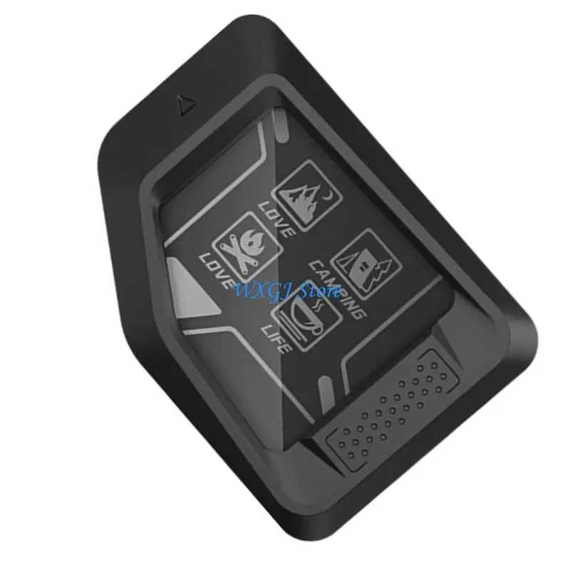 

37JE Compatible Transparents Glass Cap for 2019 2023 3 Door Models Simple Installation Construction