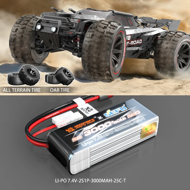 HYPER GO MJX 14209 14210 V3.0 14301 14302 14303 1/14 RC Car Brushless 2.4G Remote Control Car 75km/h 65km/h Off-road RC Truck