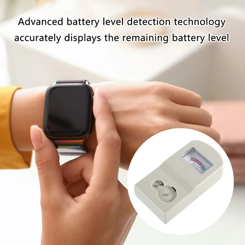 Orologio facile da usare durata della batteria indica strumento preciso per tester potenza delle celle a bottone a