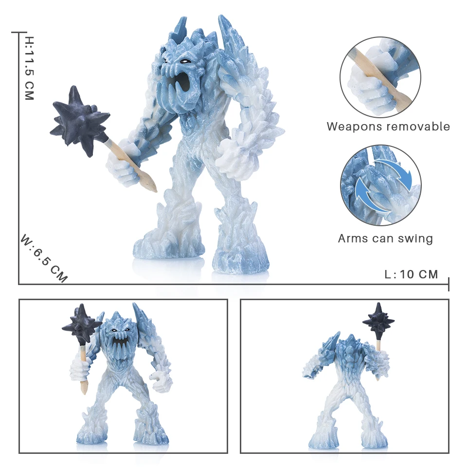 Original Savage 3D Magic Dragon Mythos Drache Tiere Modell Feuer Bull Octopus Monster Krabbe Action-figuren Kinder Sammlung Spielzeug Geschenk – Detail 11