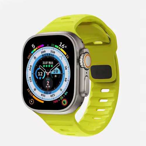 Strap For Apple Watch Band 49mm 44mm 45mm 41mm 40mm 42mm 38mm Soft Silicone sport Bracelet iwatch Serise 8 7 SE 6 5 9 Ultra 49mm - Image 28