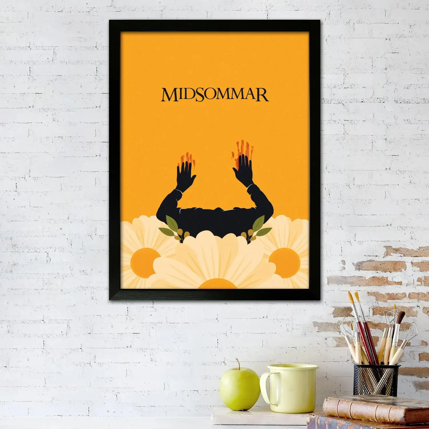 midsommar Canvas Art Poster and Wall Art, Picture Print, Modern Family Bedroom Decor, Posters,Decorative painting