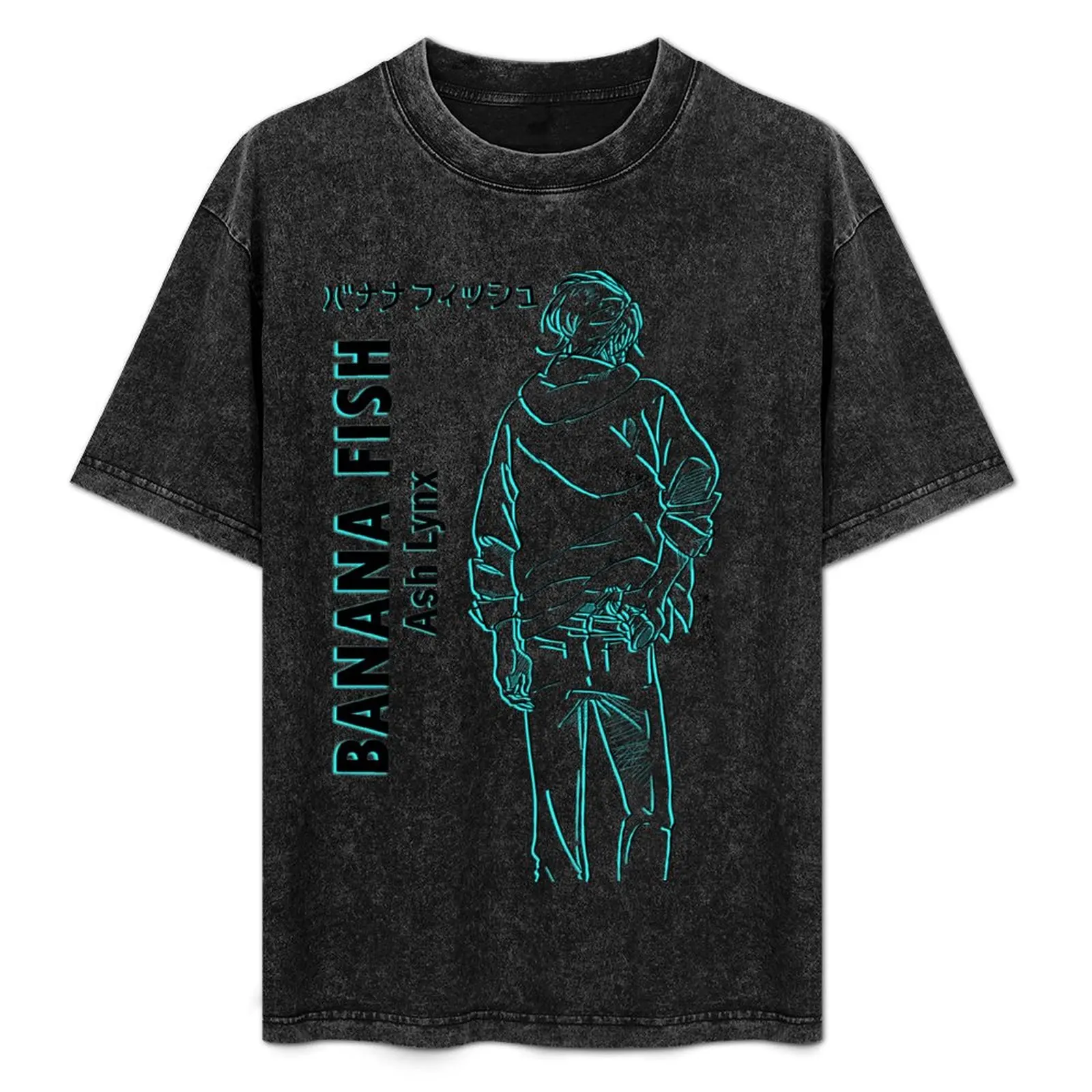 Banana Fish T-Shirt sweat quick-drying man clothes street wear black t-shirts for men