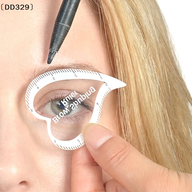 

Линейка для разметки бровей, 1 шт., для быстрого и простого создания формы бровей за 1 минуту, инструмент для микроблейдинга и перманентного макияжа [DD329]