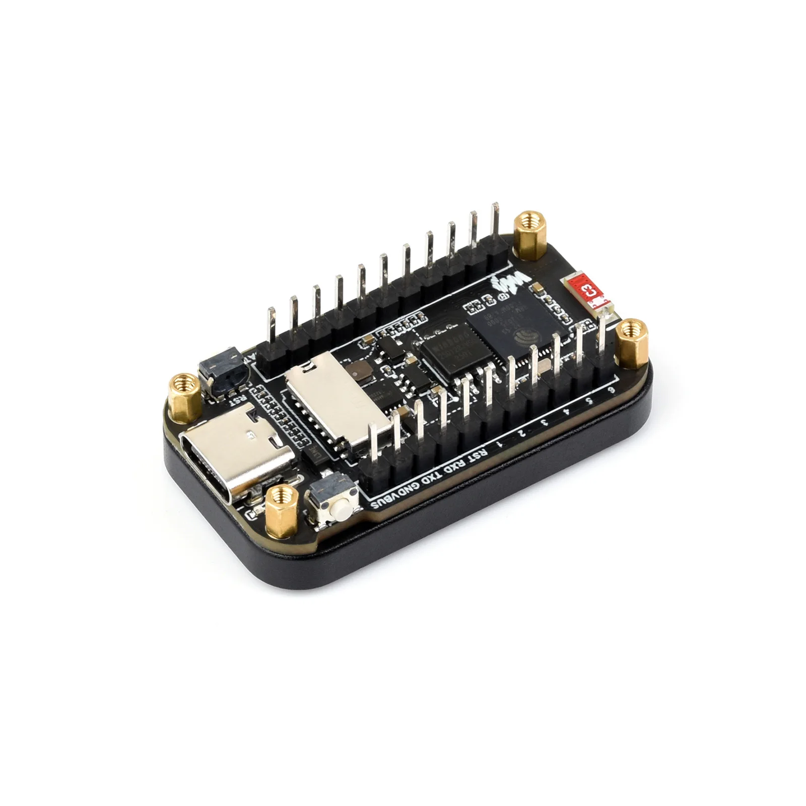 บอร์ดพัฒนาหน้าจอสัมผัส ESP32-S3 ขนาด 1.47 นิ้ว ความละเอียด 172x320 สี 262K รองรับ WiFi 2.4GHz / BLE 5 โปรเซสเซอร์แบบดูอัลคอร์ LX7