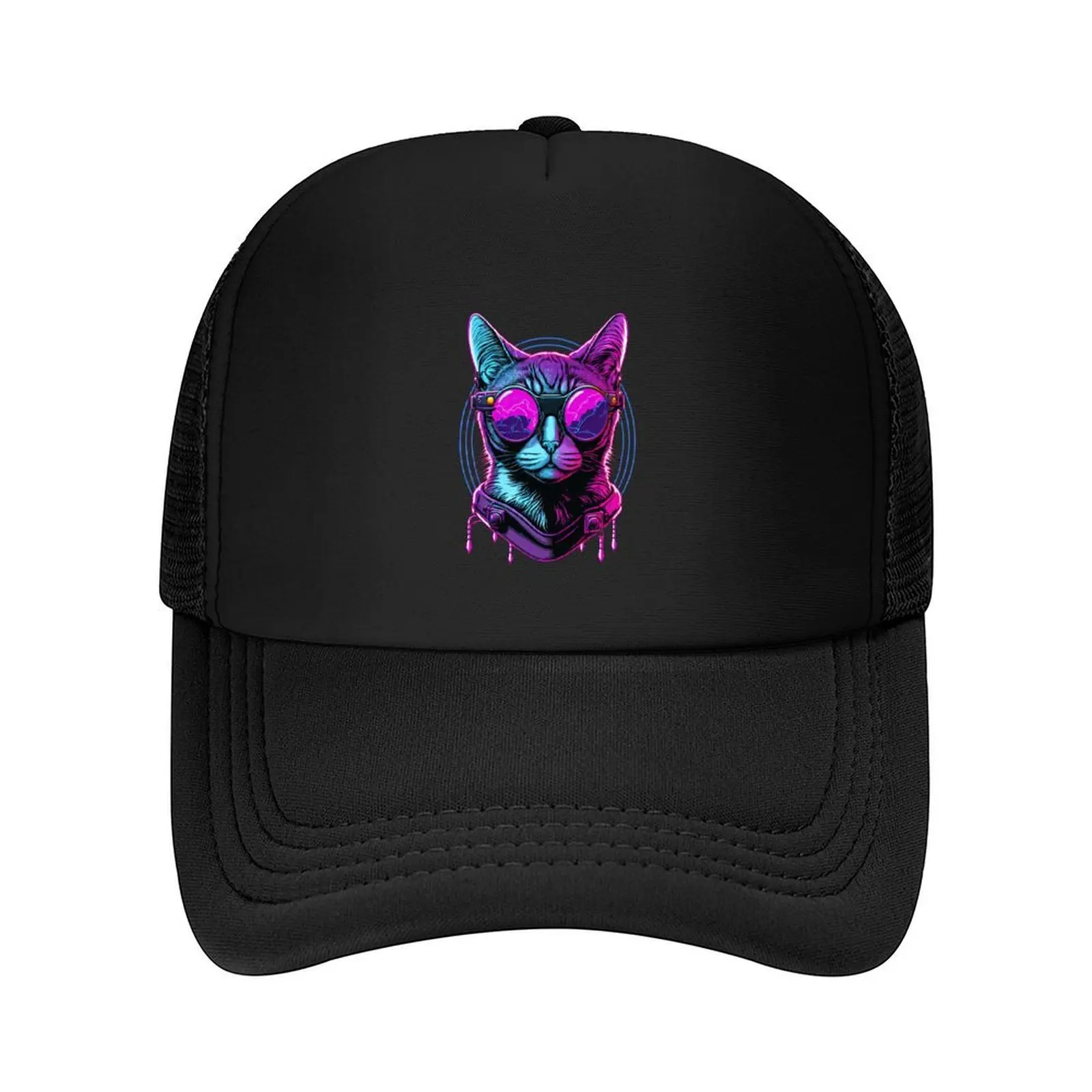 

Cyberpunk Stray Cat Baseball Cap Male hat derby hat Cosplay Beach Outing Men Golf Wear Women's