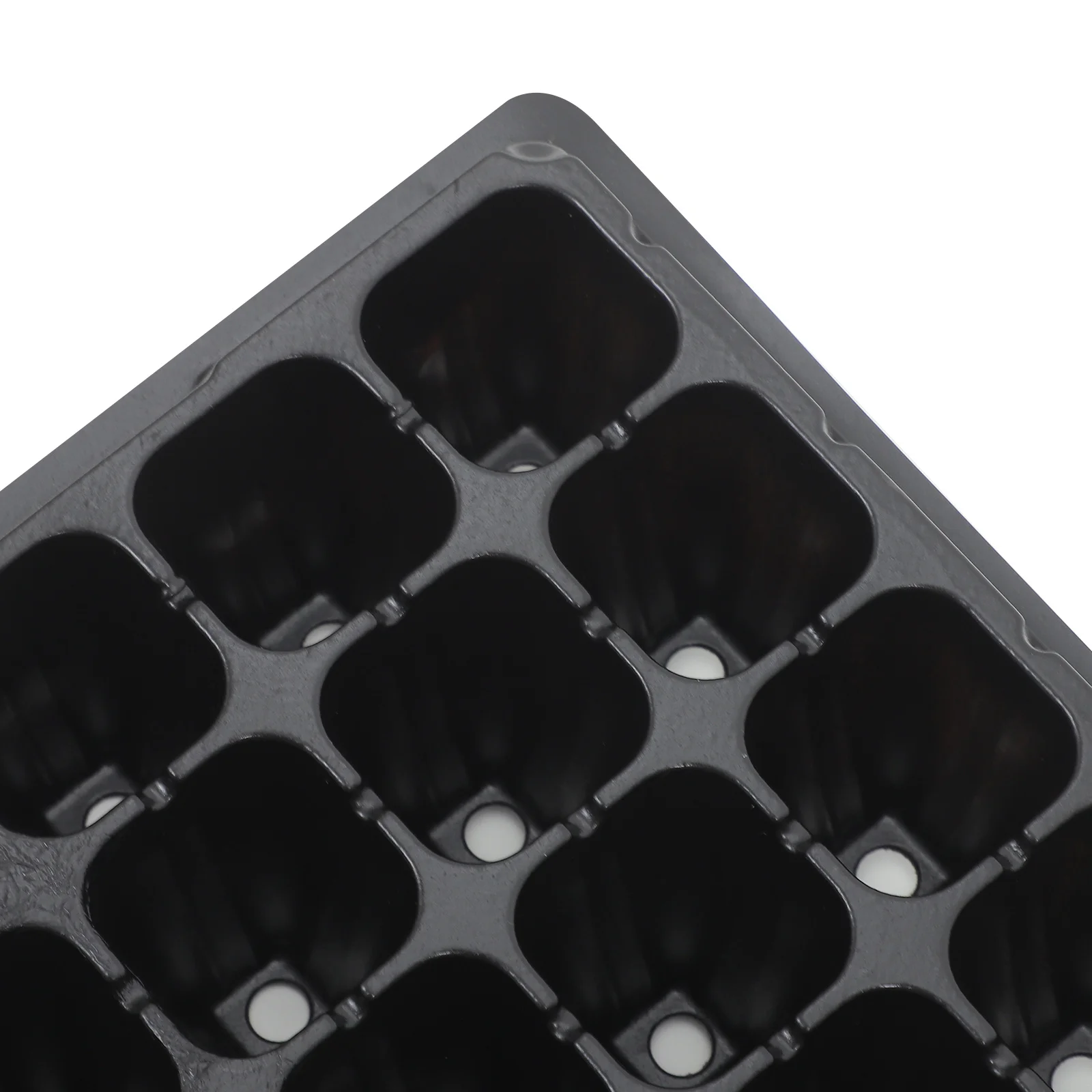 

10 pcs 128 Cell Seedling Tray Plastic Lightweight Ventilated Growing Container Gardeners High Budding Rate Root Protection