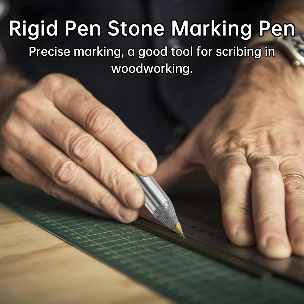 10pcs Hardware Marking Tools Alloy Steel Marking Pen Diamond Stone Marking Pen Steel Plate Ceramic Tile Woodworking Marking Pen