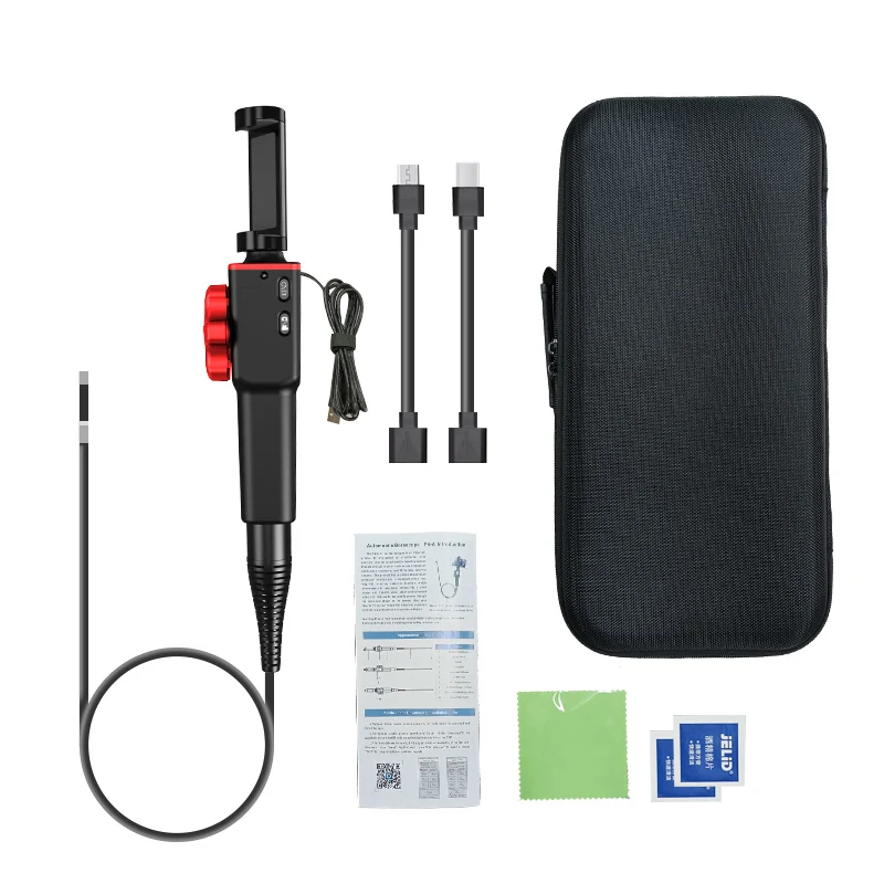 

Two Ways Articulating Borescope with 8.5mm Articulated Snake Camera 1080P HD Endoscope Camera for Automotive Engine Car