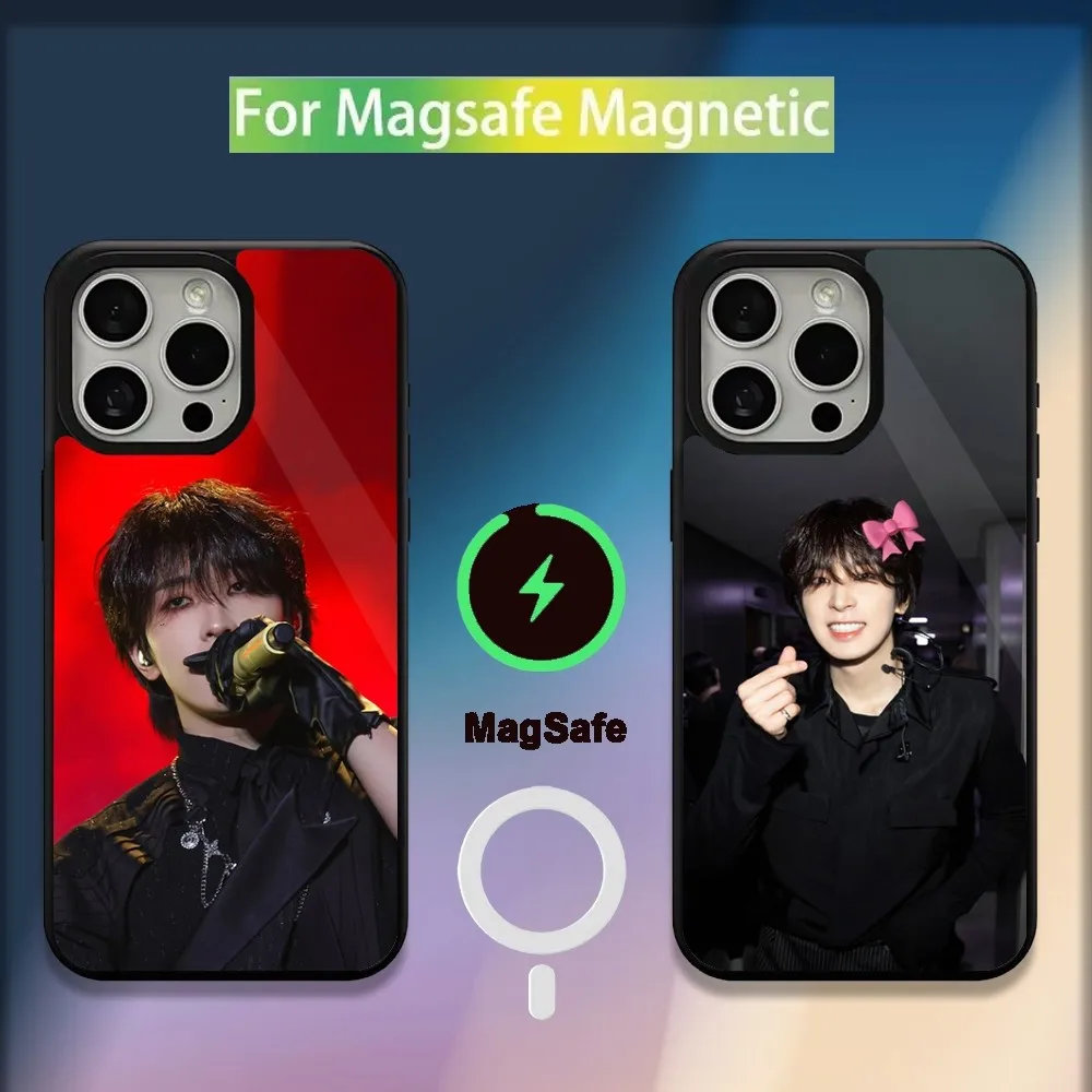 

Singer Rapper W-Wonwoo Phone Case For iPhone 16,15,14,13,12,11,Plus,Pro,Max,Mini Magsafe Magnetic Wireless Charging