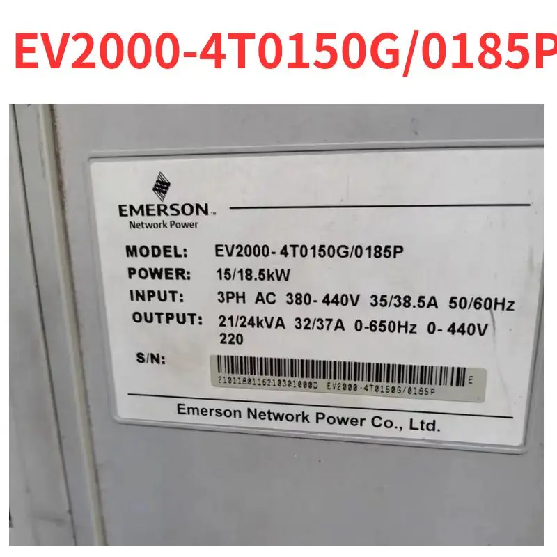 

Second-hand EV2000-4T0150G/0185P inverter test OK Fast Shipping