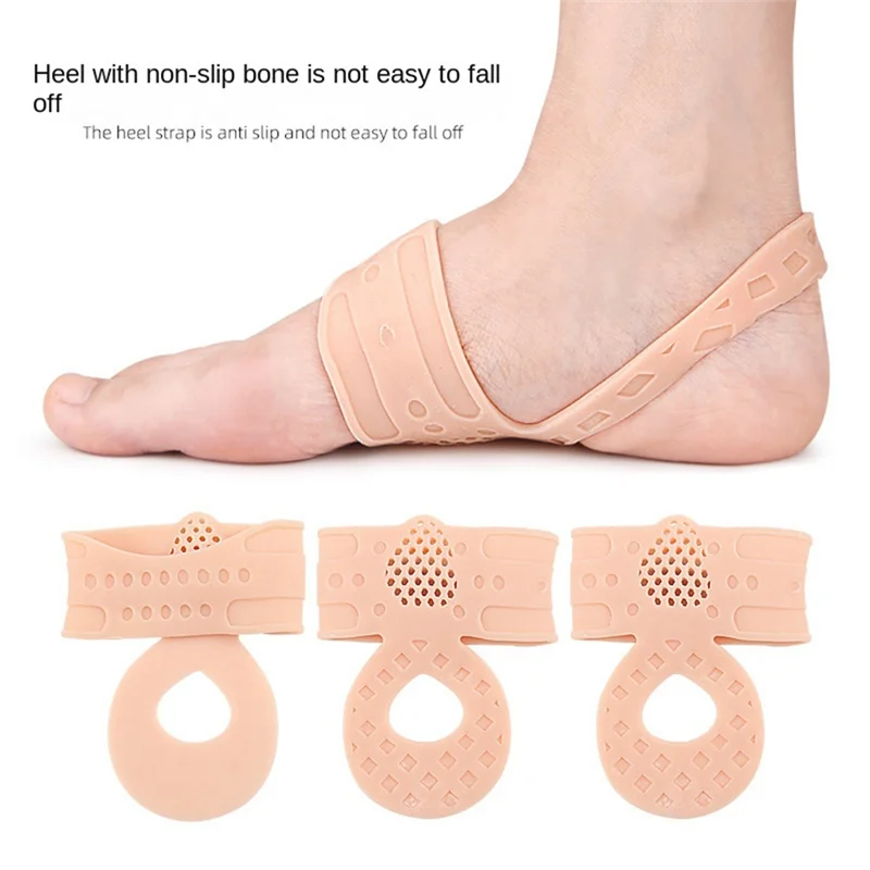 

A54Z Foot Guard With Holes For Shock Absorption, Soft And Anti-Wear Half Pad, Tension Foot Strap