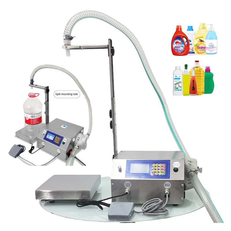 CSY-L36 Filling Machine Filler 36L/min Large Flow Weighing Type Laundry Detergent Quantitative Liquid Shampoo Liquid Edible Oil