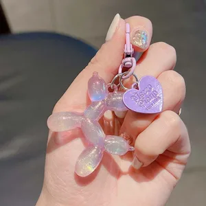 Şeker Renk Balon Köpek Anahtarlık, Kızlar için, Yaratıcı, Köpek, Balon, Dize, Telefon Aksesuarları, Anahtar Toka, Çanta Kolye Oyuncak, Yeni En çok satılan 12, anahtarlık, yüzük-no. 12