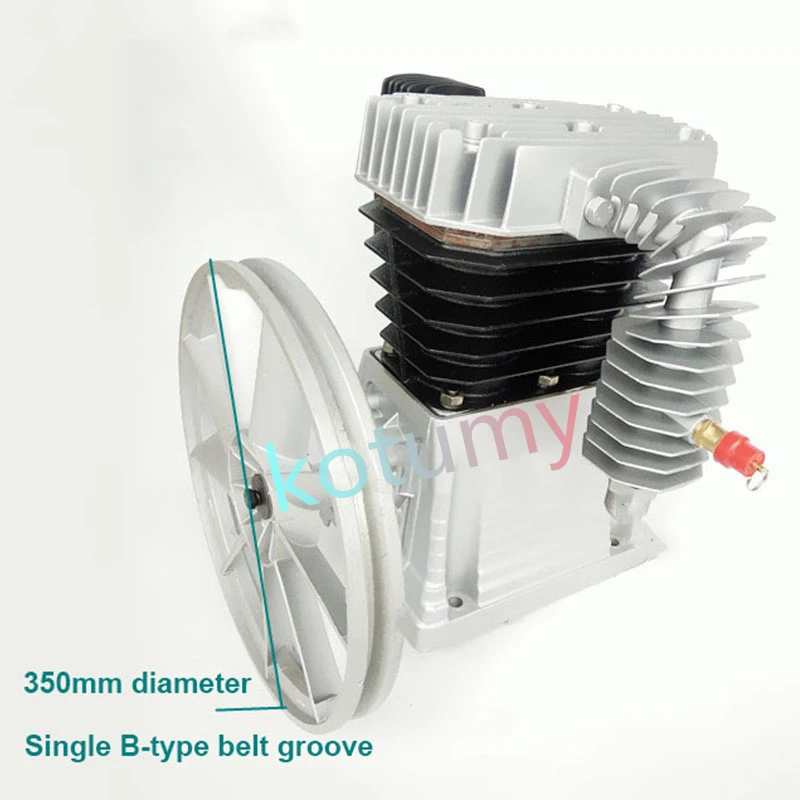 2.2/1.5/4.0KW Air Compressor Head Painting Air Pump Head Motor Cast Aluminium Piston Compressor Woodworking Blast Pump