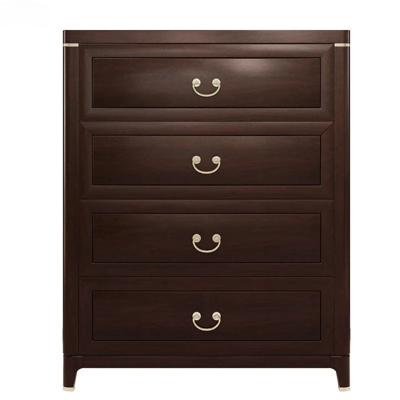 Style Chest of Drawers Storage Cabinet Solid Wood Locker Four Or Five Chests of Drawers