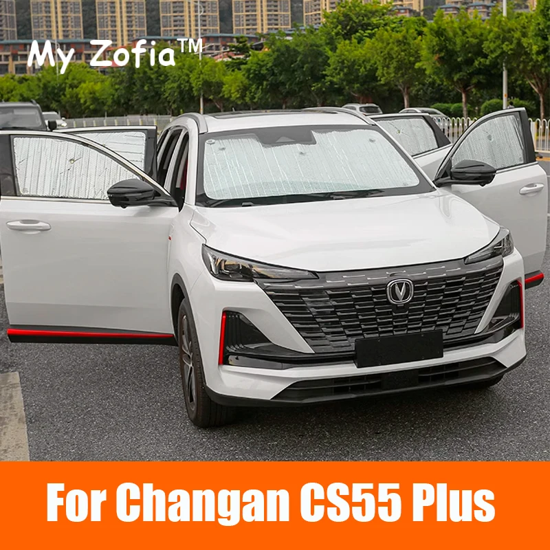 

For Changan CS55 PLUS 2023 2024 2025 Car Cover Visor Wind Shield Sunshade Sun Visor Auto Parts Reflective Sun-Shade Accessories