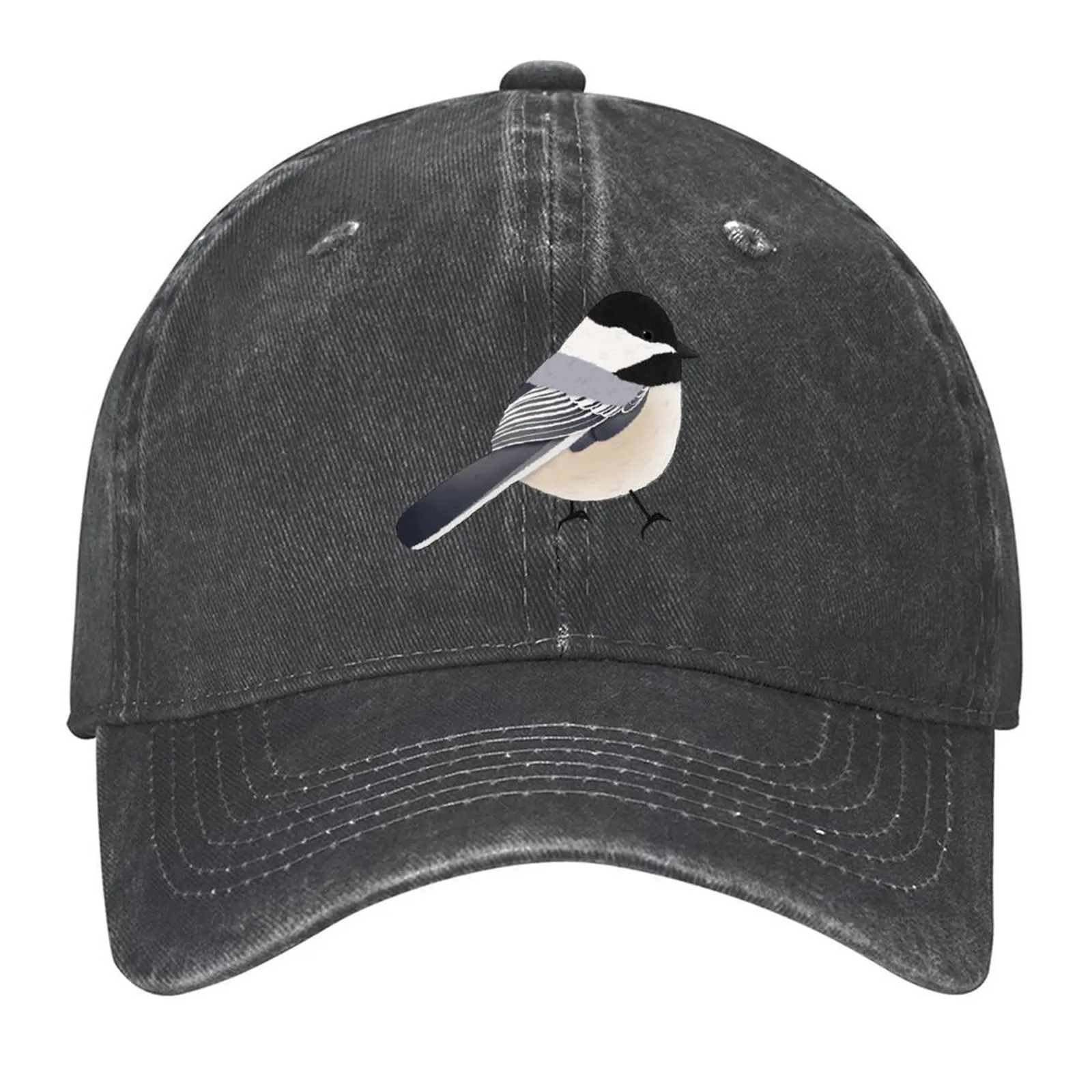 

Black-Capped Chickadee Baseball Cap summer hat Fashion Beach sun caps funny hat Women's Hats For The Sun Men's