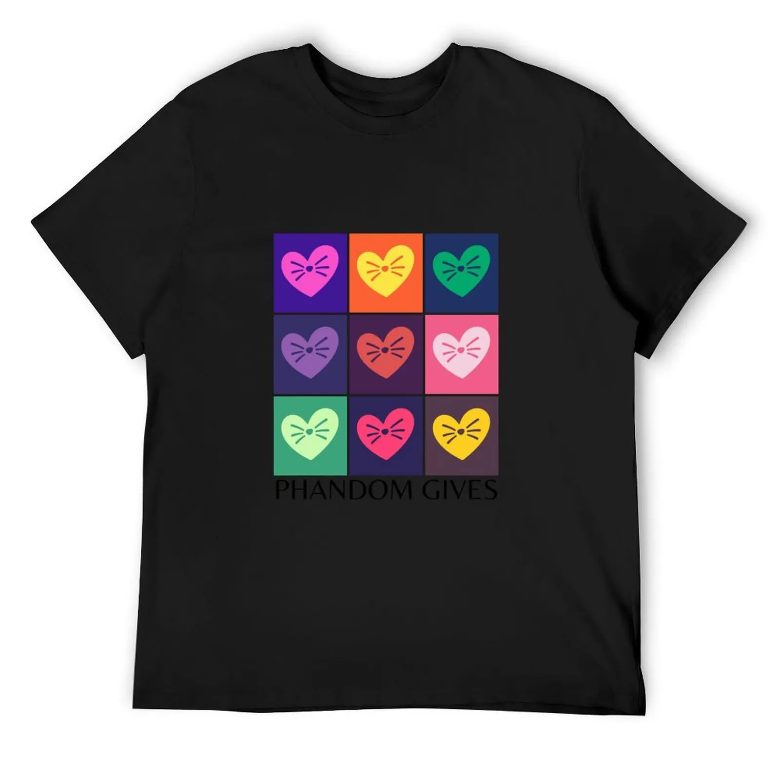 

Phandom Gives Rainbow Grid T-Shirt Aesthetic clothing blacks custom t shirt clothes mens t shirts casual stylish