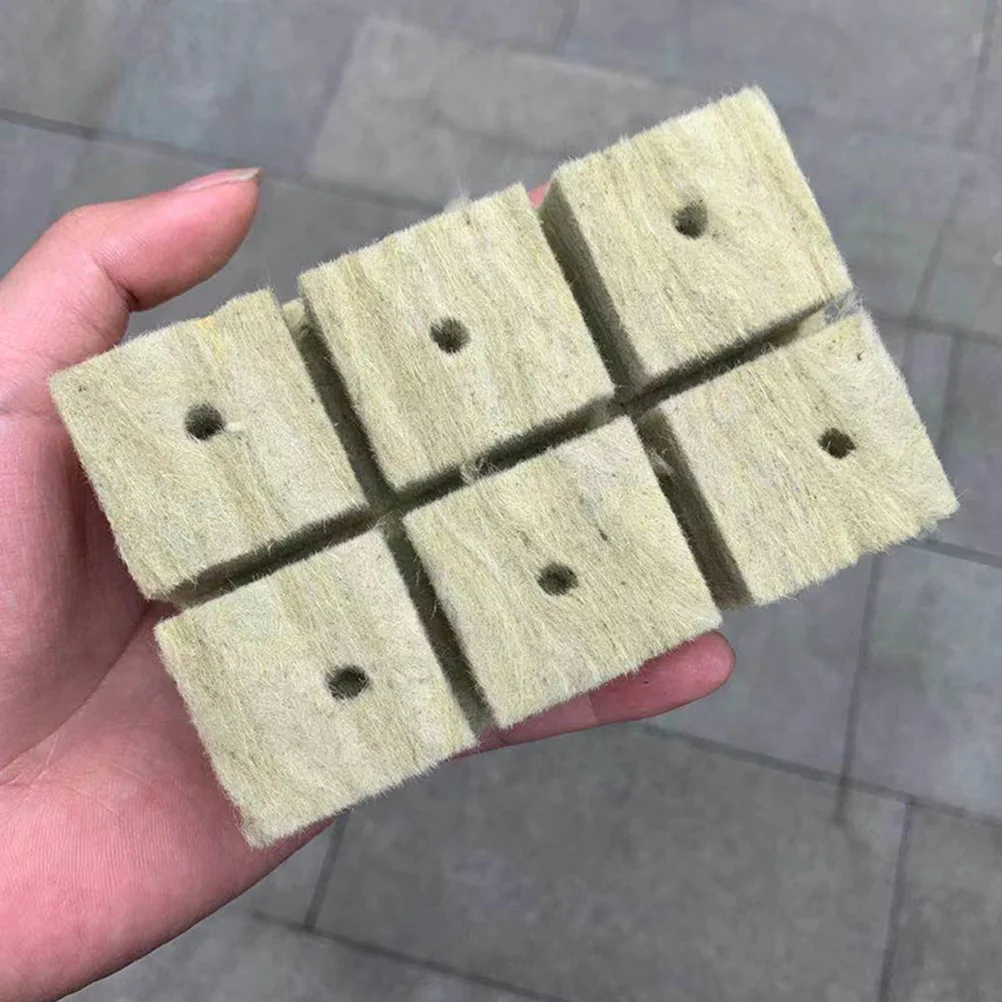 

50Pcs Grow Starter Plugs Soilless Substrate Cubes for Hydroponic Garden Lightweight Compact Size Ideal for Home DIY Tomato