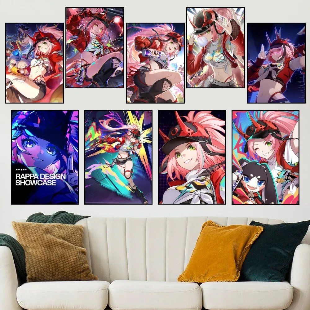 Game Honkai Star Rail Rappa P Poster Home Prints Wall Decoration Living Room Painting Bedroom Office