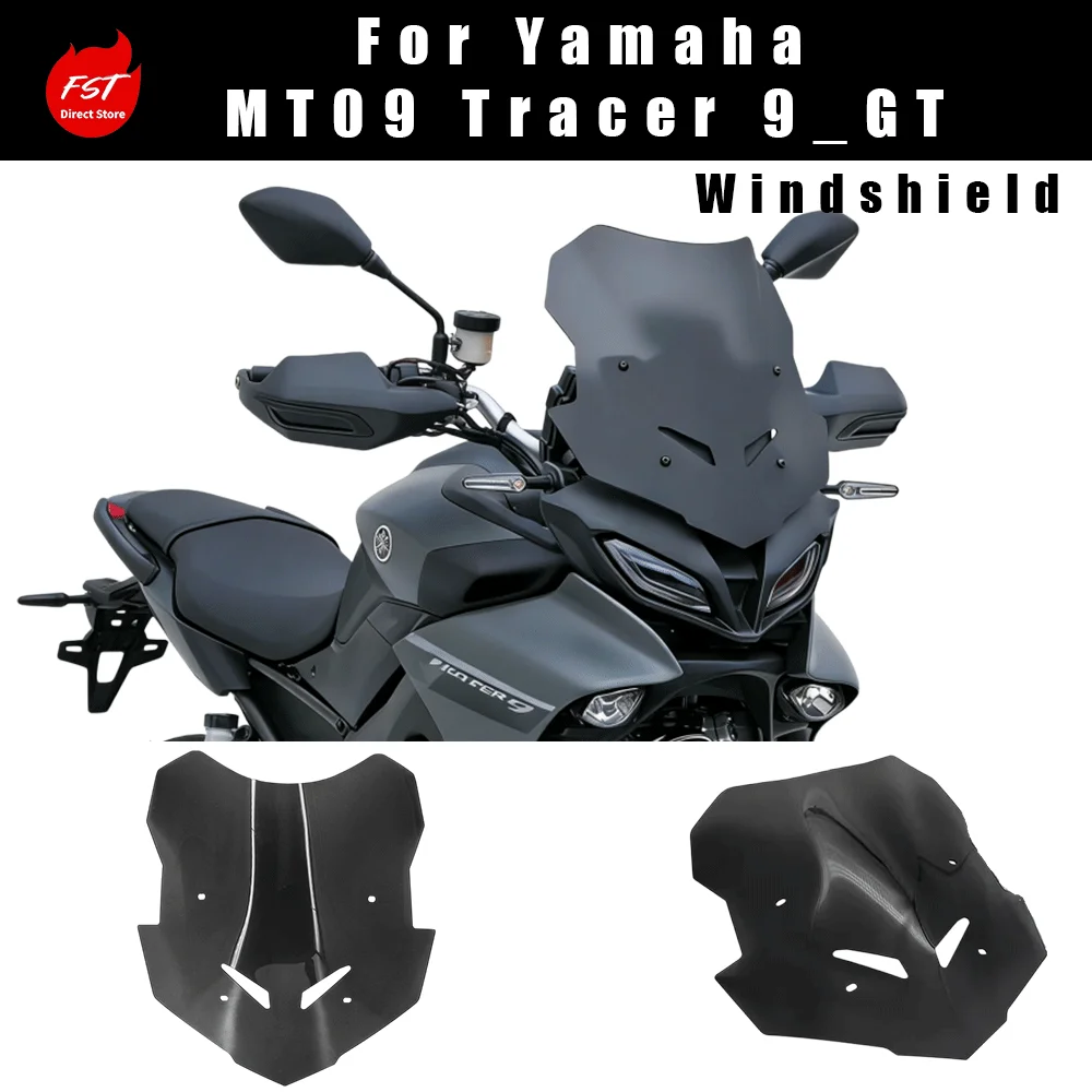 

Fits Yamaha MT09 Tracer 9 GT 2021 Adventure Version, Front Windshield & Wind Deflector